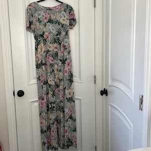 Pink Blush Floral Maternity Dress